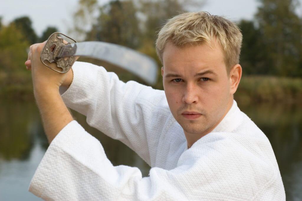 Martial Arts Lessons for Adults in Old Bethpage NY - Samurai Sword Posing Blog