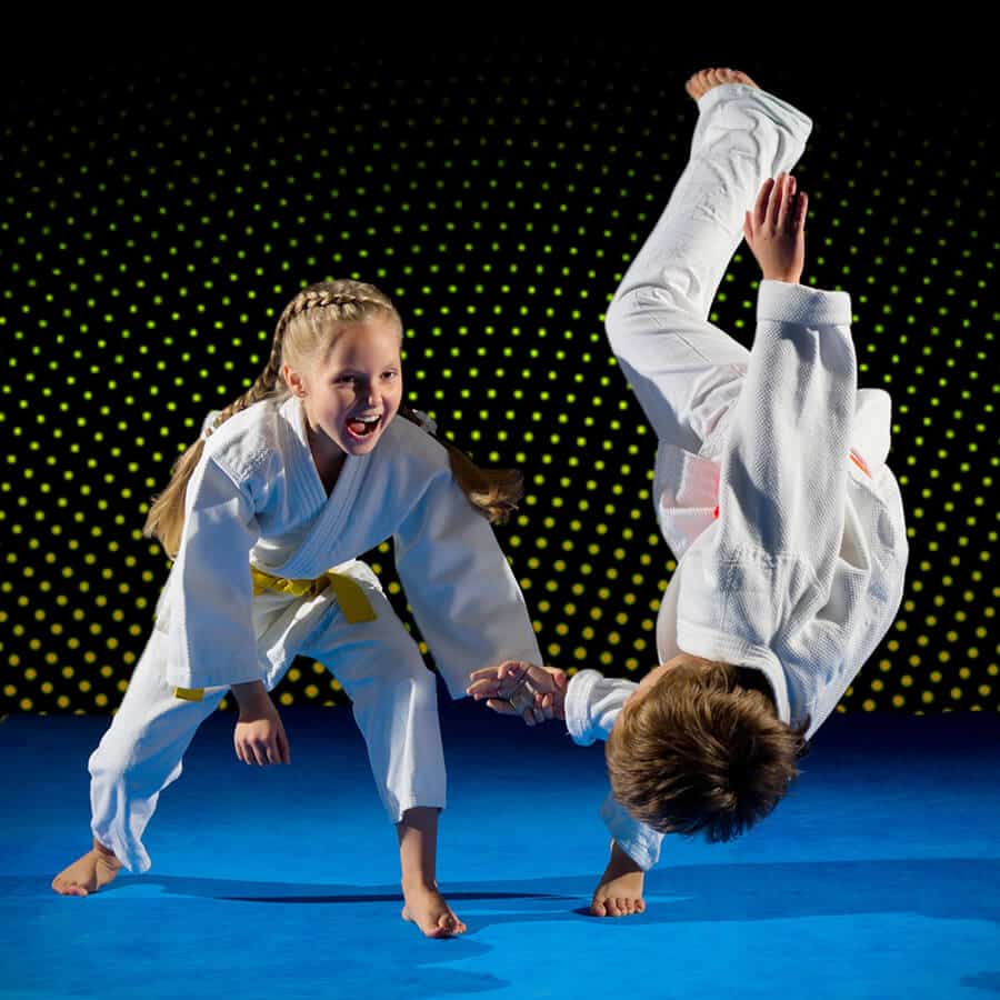 Martial Arts Lessons for Kids in Old Bethpage NY - Judo Toss Kids Girl